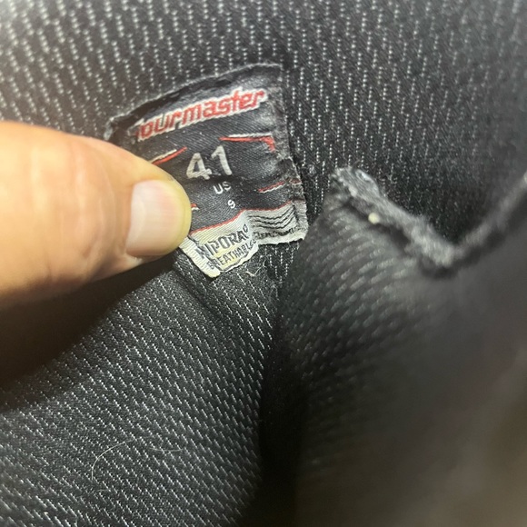 TourMaster Men’s Hipora Breathable Waterproof Touring Motorcycle Boots size 9 - Picture 6 of 6